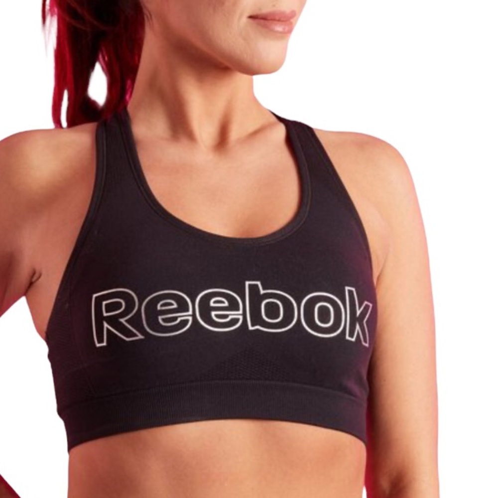 Reebok Black Sports Bra Size L